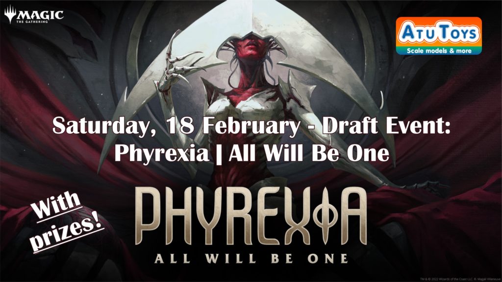 Phyrexia All Will Be One Draft Event The Hobby Hub   Pfhyrexiadraft 1024x576 